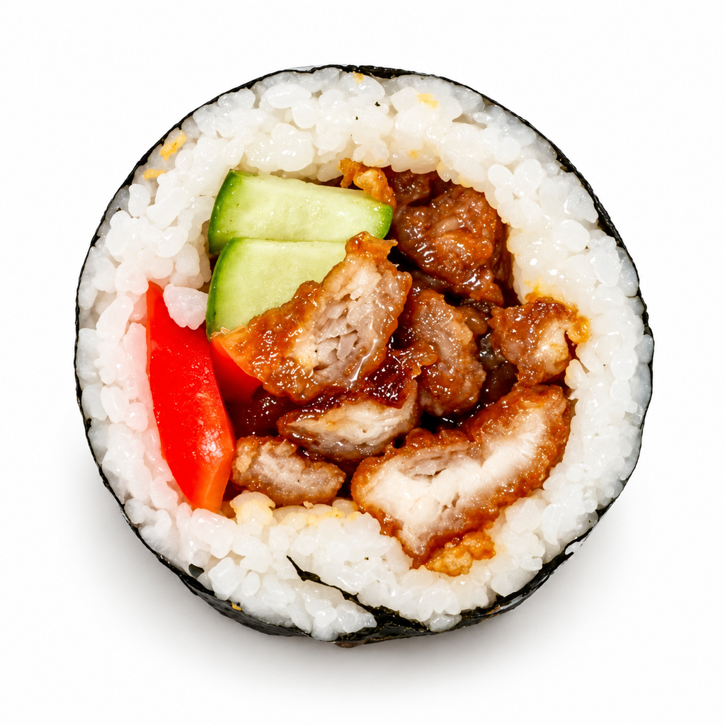 Teriyaki Chicken Sushi Roll