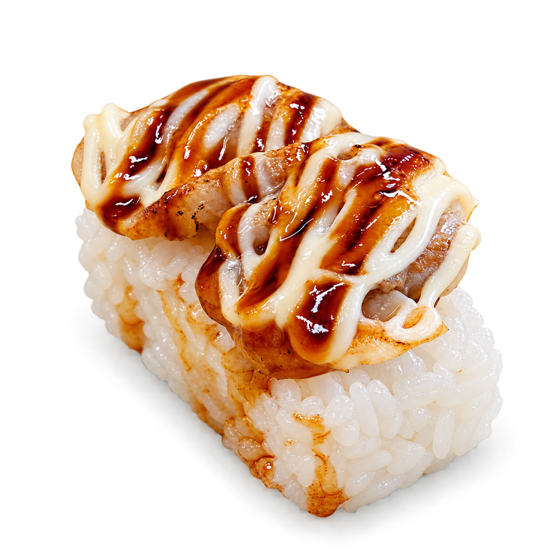 Grilled Scallop with Teriyaki Nigiri