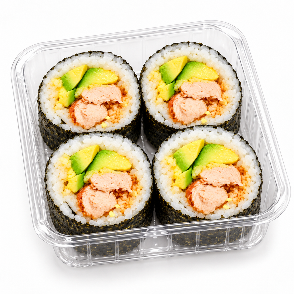 Crispy Chicken Avocado Sushi Roll