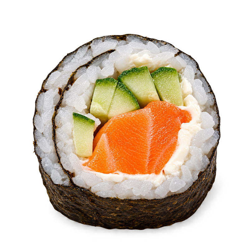 Salmon Cream Cheese Cucumber Roll